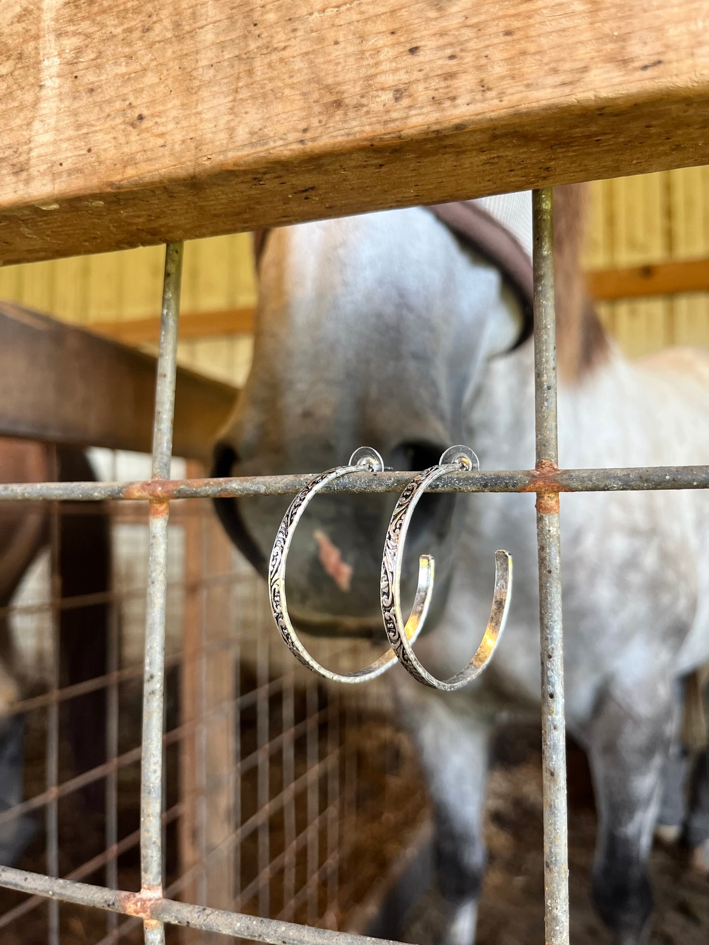 The Grace Hoop Earrings