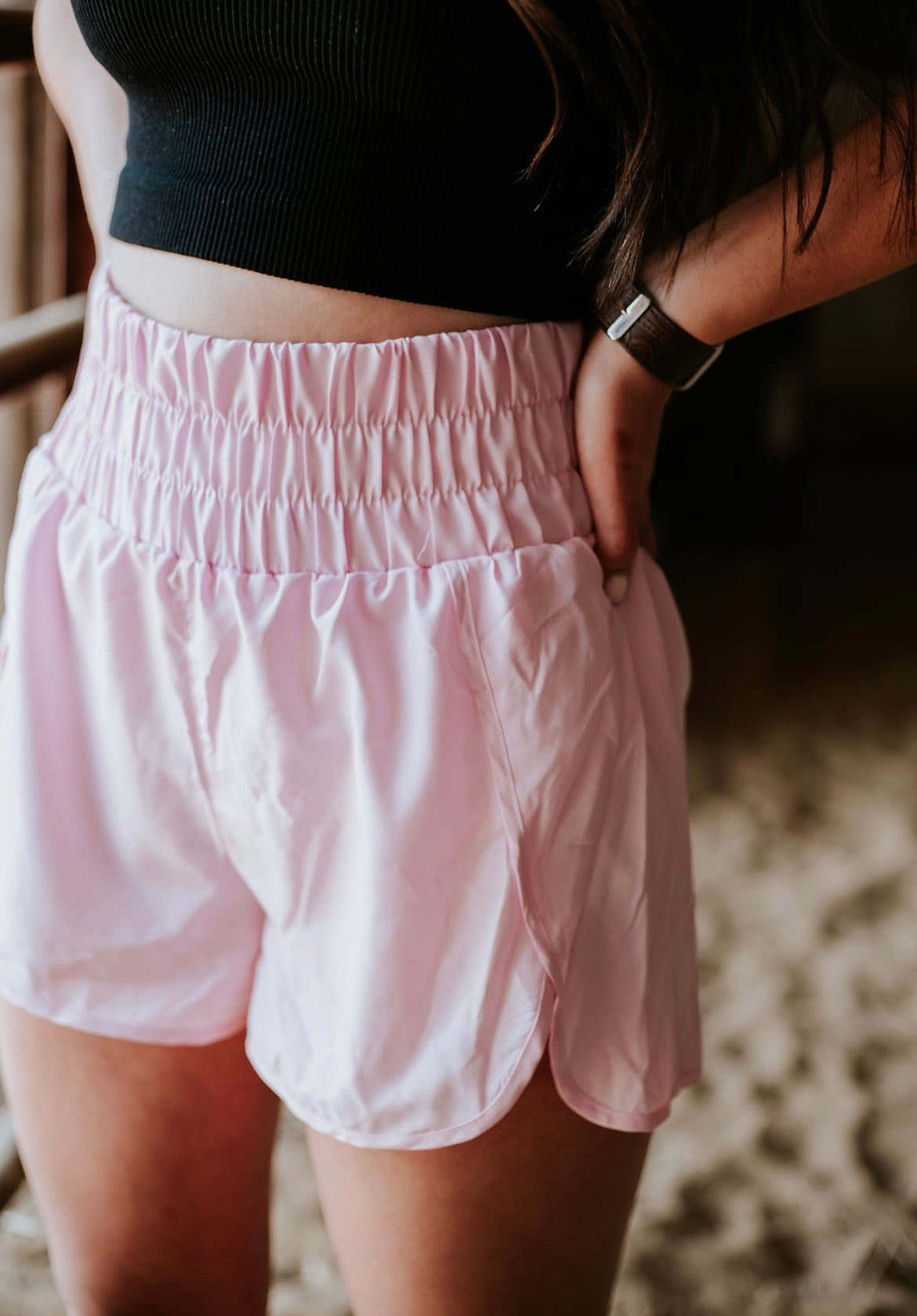 The Pink Harlem Shorts