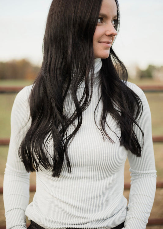 Ribbed Long Sleeve Top