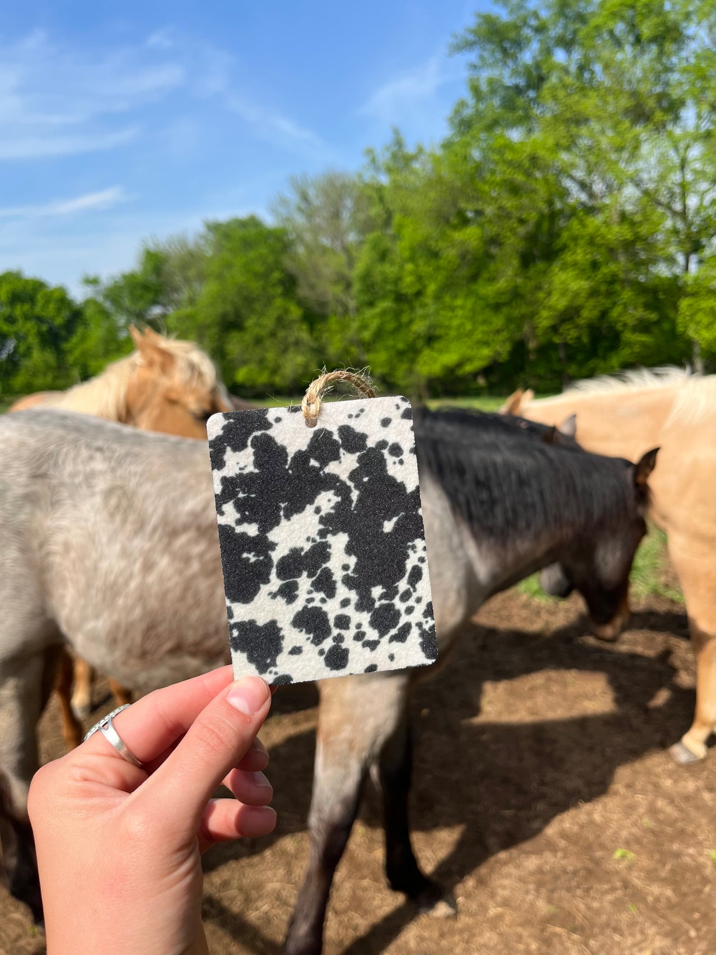 Cowprint Car Freshener