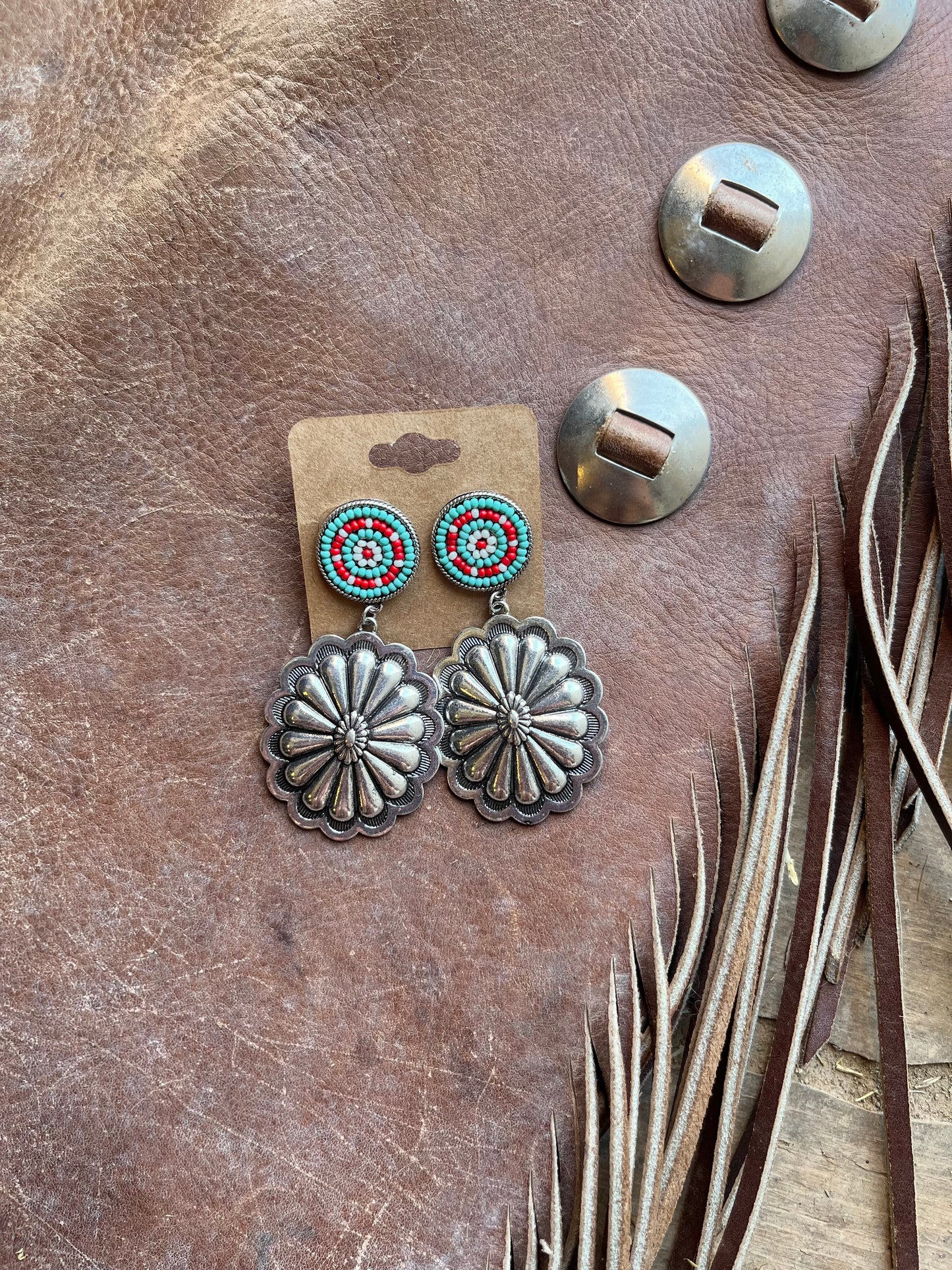 The Kingsville Concho Earrings