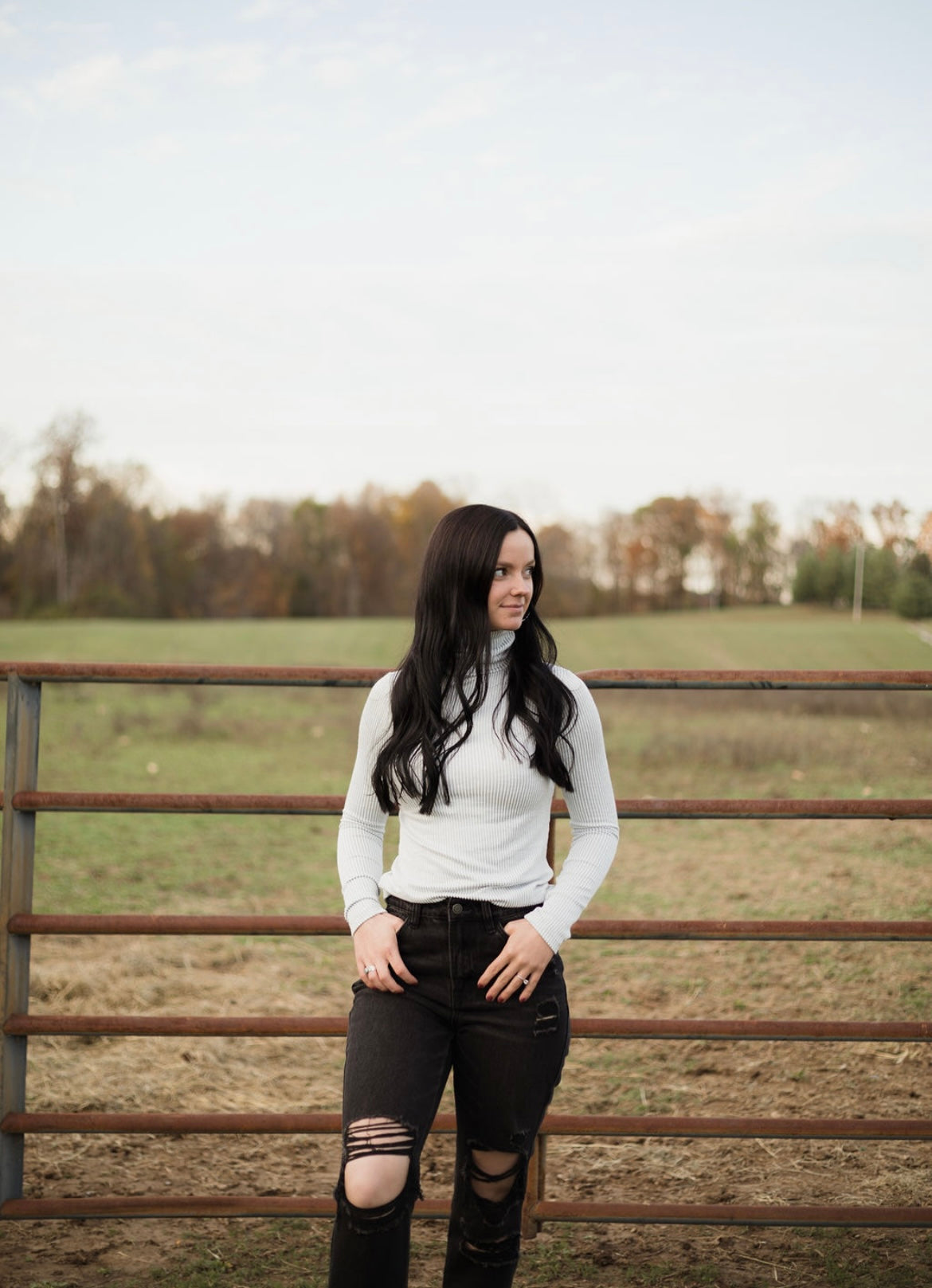 Ribbed Long Sleeve Top