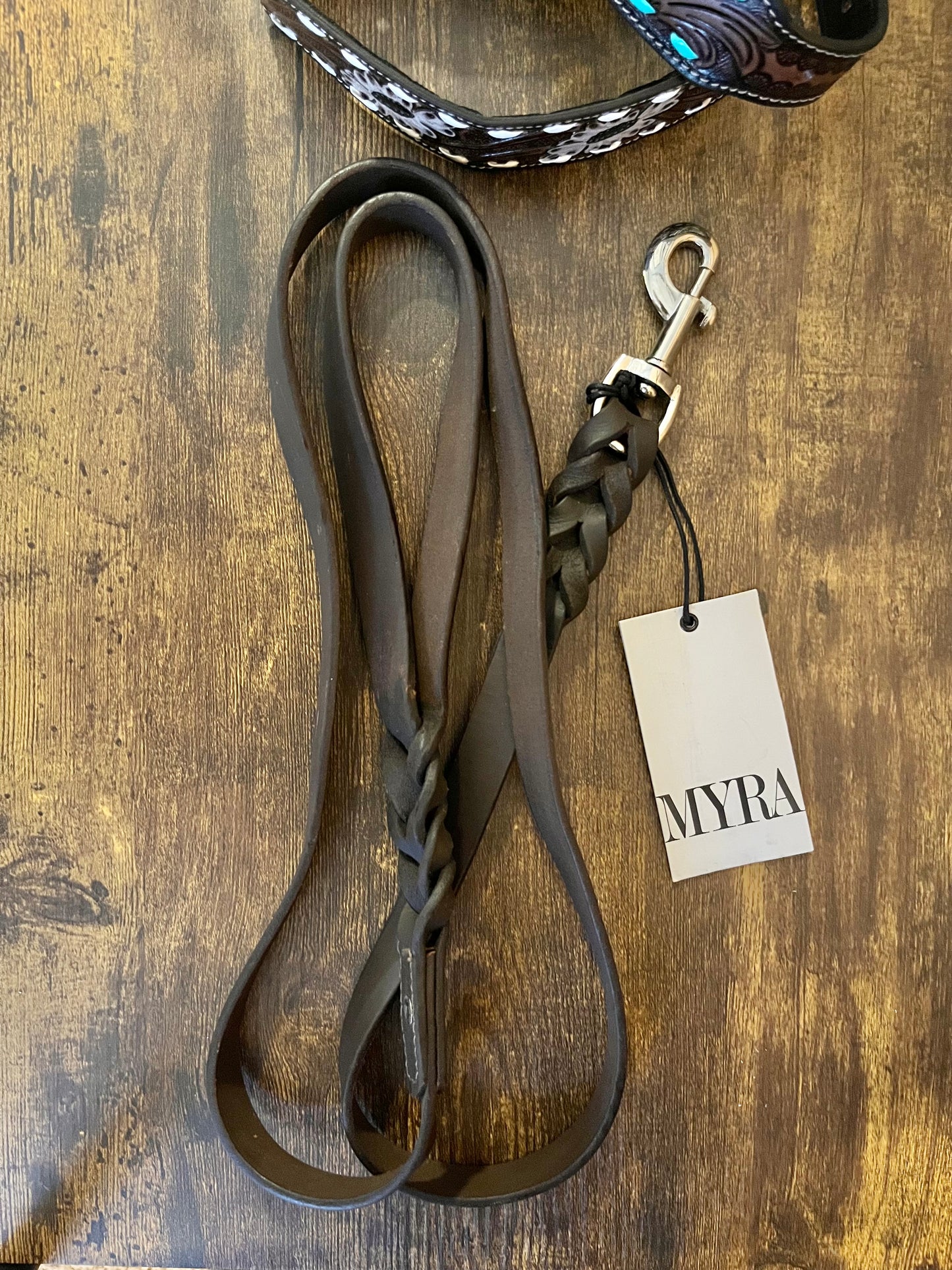 Adventure Leather Dog Leash