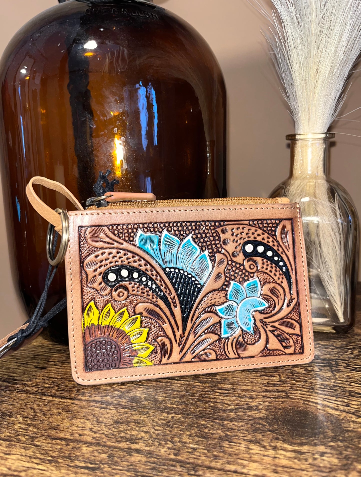 Blooming Trails Credit Card Wallet