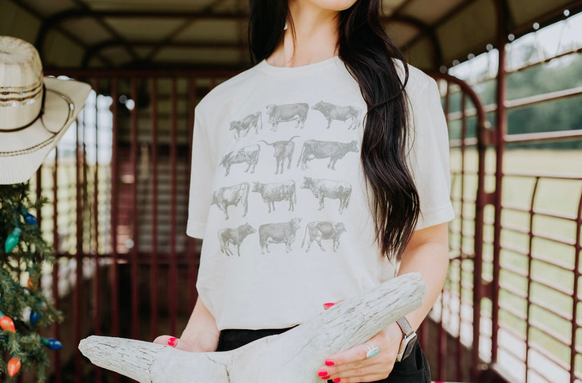 Cattle Breeds Tee